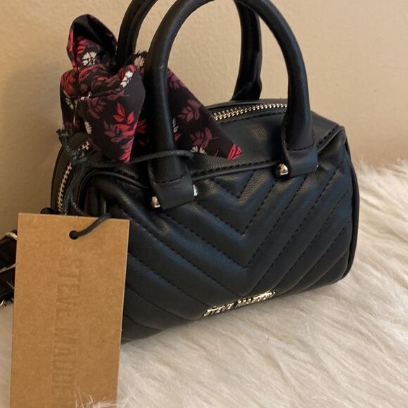 NWT Steve Madden (Breed) Mini Crossbody Bag - Black - Picture 2 of 15